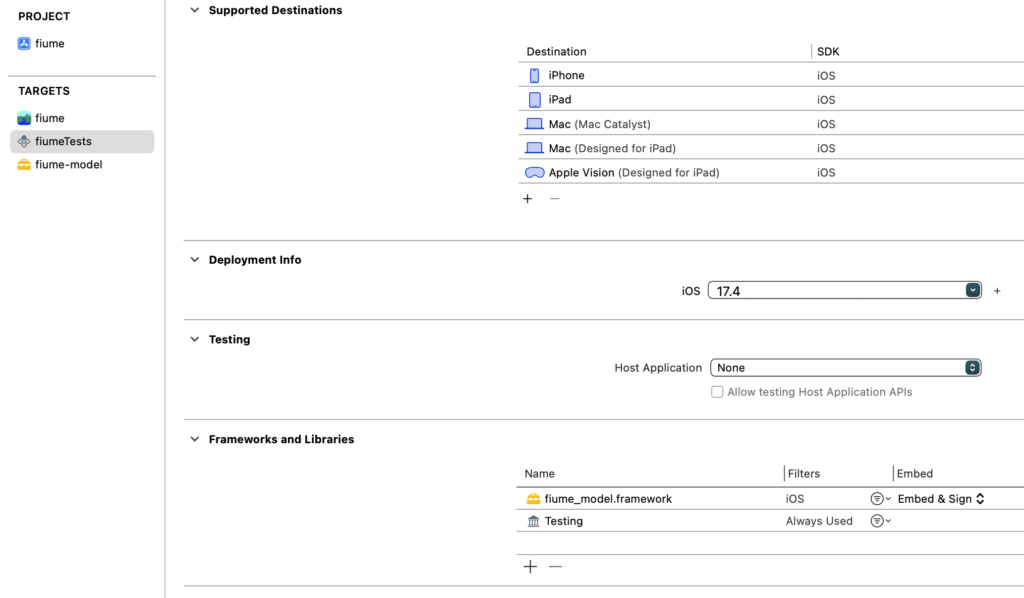 The project file with the Host Application set to None in the Testing section - now you can run without an app!